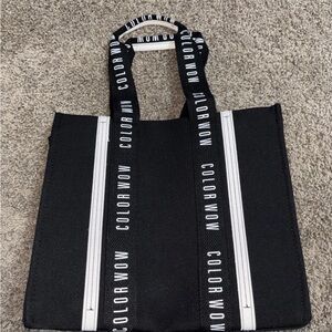 Color Wow Black and White Bag